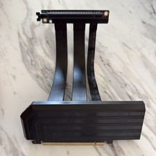 HYTE PCIE4.0 Luxury PCIe Gen 4.0 Riser Card Cable - Black picture