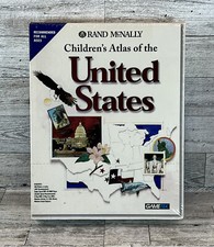 Gametek 1994 Rand McNally Children’s Atlas Of The Untied States Windows 3.1 NEW picture