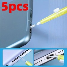 2-in-1 Retractable Phone Cleaning Kit 5-Piece Set for Speaker, Earphone Port & S picture