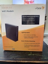 UBEE DDW365 DOCSIS Wireless 3.0 Cable Modem Router Gateway Tested Turns On picture