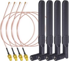 4pcs Dual Band WiFi RPSMA Antenna U.FL IPX IPEX Wire for Wireless Network Router picture