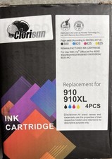 910XL Printers Replacement Ink Cartridges for HP 4pcs, New , #49 picture
