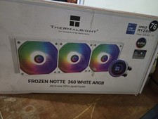 Thermalright Frozen Notte 360 White ARGB 360mm AIO Liquid CPU Cooler 120mm picture