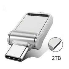 2TB USB 3.0 Type-C OTG Flash Drive Dual USB Metal Memory Stick for PC Phone picture