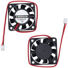 2Pcs 40mm Fan 12V,3D Printer Micro 5 Volt Fans 4010, Mini Brushless DC 12V picture