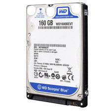 BULK 20x -Western Digital Scorpio Blue 160GB,Internal,5400RPM,2.5