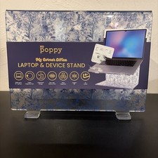 Xo Poppy My Corner Office Laptop & Device Stand Holds Up To 16” Laptop NWT picture