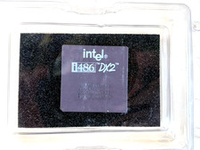 Vintage Intel 486 A80486DX2-66 66 MHz SX807 CPU Tested & Working picture