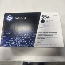 HP 55A Black LaserJet Toner Cartridge (CE255A) - New Damged Box picture
