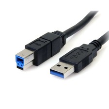Startech USB3SAB10BK 10ft USB 3.0 A-B Cable Black picture