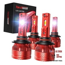 9005/HB3 9006/HB4 LED Bulbs Combo，96000LM 800% Super Brighter T6S 9005+9006 picture