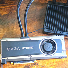 EVGA GeForce GTX 1070 HYBRID 8GB GDDR5 Water Cooled GPU picture