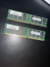 (2x)NANYA NT256D64S88B1G-5T MEMORY  256MB DDR 333mhz CL2.5 PC2700U picture