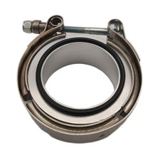 For Holset HX35 HX35W HX40W Turbo Compressor V-band Flange + Clamp Cummins 5.9L picture