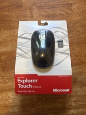 NEW Microsoft Explorer Touch Mouse Model 1490 USB Wireless Black 2011 picture