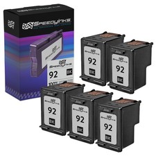Reman replacement for HP 92 C9362WN (5 Black) 5 Pack picture