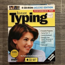 TOPICS Entertainment Instant Typing. Performance pro 4 cd rom deluxe Edition CIB picture
