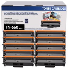 10x TN660 Toner Cartridge for Brother DCP-L2500D L2520DW HL-L2320D L2360DW TN630 picture