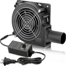 GDSTIME 120mm 12V DC Blower Fan with Variable Speed Controller - Black picture