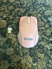 Red Thunder M10 Wireless Optical Mouse With USB Dongle/Receiver - Pink picture