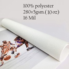 Polyester Canvas Roll 44in x 40ft Waterproof Matte Inkjet Canvas--white picture
