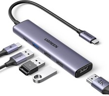 UGREEN USB C Hub 5 in 1 Multiport USB Adapter 4K HDMI, 100W Power Delivery picture