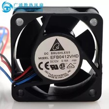 Delta EFB0412VHD 4020  12V 0.18A 4CM 3-Wire Dual-Ball Bearing Cooling Fan picture