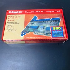 Maxtor Ultra ATA/100 Internal PCI Adapter Card UMDA 33/66/100 Compatible Drivers picture