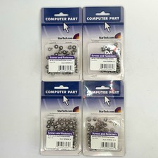 Replacement PC Mounting Screws #6-32 x 0.25 1/4 in. PKG OF 50• StarTech NEW (4) picture