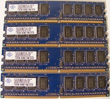 Nanya 4GB (4x1GB) NT1GT64U88D0BY-AD PC2-6400U Memory Set of 4 picture