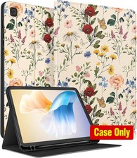 Stylish Floral Folio Case for 10.4 Inch Samsung Galaxy Tab S6 Lite, Cute Design picture