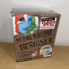 Vintage MICROGRAFX Power Pack - Picture Publisher 5 + Designer 4.1 TE NEW picture