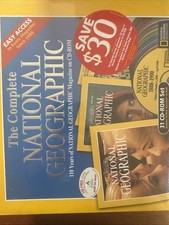 Sealed National Geographic Magazine 110 Years 31 CD-ROM Set (1999) New picture