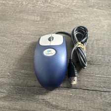 Blue Logitech USB Wired 2x Optical Wheel Mouse Model M-BJ58 Nice Condition picture