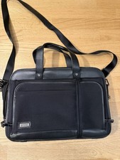 EUC HARTMANN Large Intensity Black Laptop Carry-on Bag Briefcase Ballistic Nylon picture