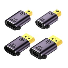 NFHK Mini DisplayPort 1.4 Male to DP Female 8K 60hz Adapter Ultra-HD UHD 4K picture