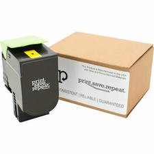 Print.Save.Repeat. Lexmark 801HY Yellow Toner Cartridge CX410, CX510 [3K Pages] picture