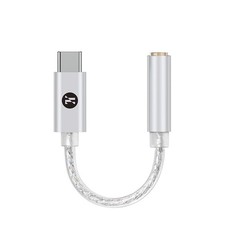 Girftu JCALLY JM12 Type C USB C to 3.5mm DAC Chip KT02H20 Dongle Silver  picture
