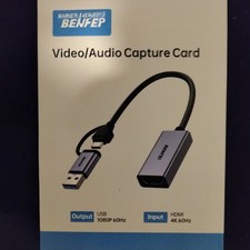 Benfei USB 3.0 HDMI Capture Card 4K60 Input 1080p60 OBS Streaming – Brand New picture
