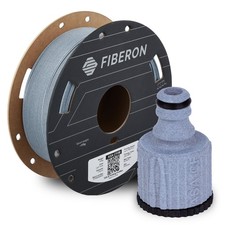 Polymaker Fiberon ASA-CF08 Light Grey Carbon Fiber 3D Printing Filament 1.75mm 0 picture