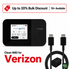 Heavy wear Inseego MiFi X PRO M3100 5G UW  (Verizon) Hotspot + Back, Batt, Chgr picture