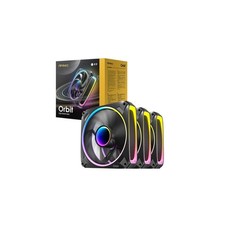 Antec Orbit 120 ARGB 3PK Extreme Lighting 4 sides & Mirror inward Effect PWM picture
