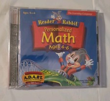 Reader Rabbit Personalized Math Age 4-6 Windows Mac CD-ROM The Learning Co  READ picture