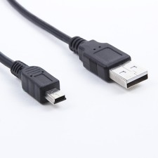 mini USB PC Charger+Data SYNC Cable Cord For Iomega Portable External Hard Drive picture