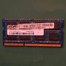 Elpida 2GB DDR3 SO-DIMM PC3-10600S 204-Pin Non-ECC RAM EBJ21UE8BFU0-DJ-F picture