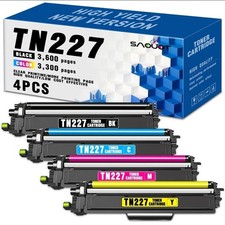 TN-227BK/C/M/Y Toner Cartridge for Brother MFC-L3770CDW HL-L3270CDW (4 Pack) picture