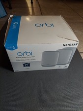 NETGEAR Orbi RBK753P Tri-Band WiFi 6 Mesh System Router + 2 Satellites. Open Box picture