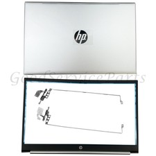 New HP PAVILION 15-EG 15-EH 15-EG0073CL Lcd Back Cover Bezel Hinges Silver US picture