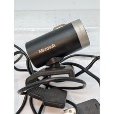 Microsoft LifeCam Cinema HD USB Webcam Model 1393 Autofocus 720p Tested picture