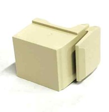 8 paks of 10  Leviton 41084-BI Quickport Snap-in Blank Module, Ivory picture